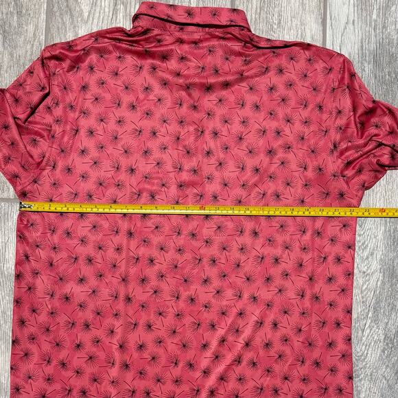 Dunning Boswell Jersey Performance‎ Polo size Large Rosewood - Picture 11 of 11